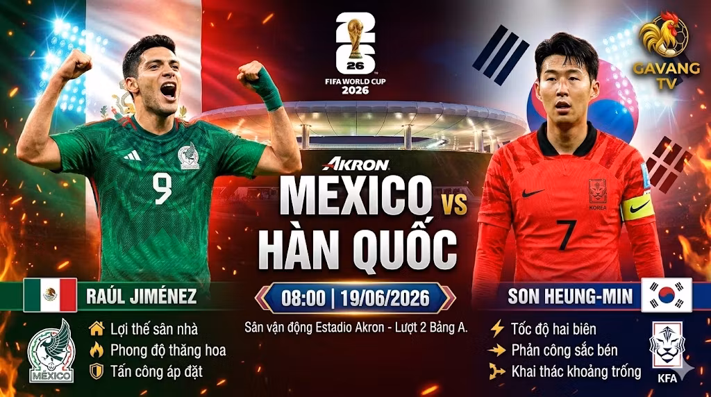 Nhận định Mexico vs Hàn Quốc (8h 19/6): Đại chiến ngôi đầu bảng A