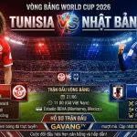 Nhận định bóng đá trận Tunisia vs Nhật Bản tại bảng F World Cup 2026 - Gavang TV.